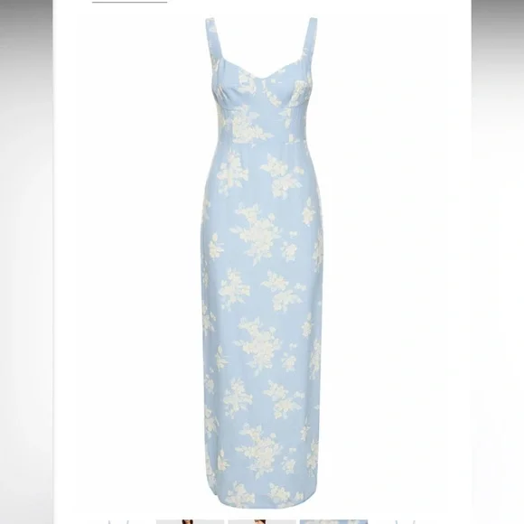 Reformation Reverie Viscose Blend Midi Dress Size 4 - Picture 16 of 16
